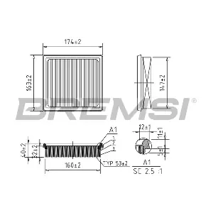 BREMSI FA2344