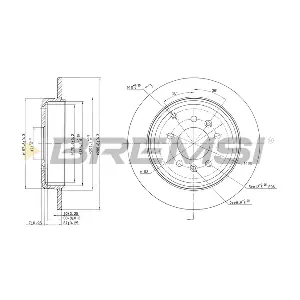 BREMSI CD7115S