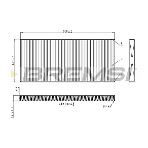 BREMSI FC0958
