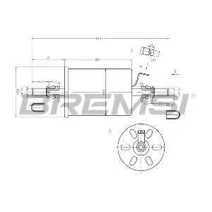 BREMSI FE0845