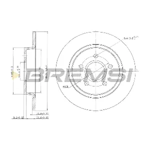 BREMSI CD7227S