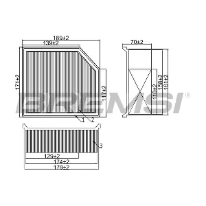 BREMSI FA2321