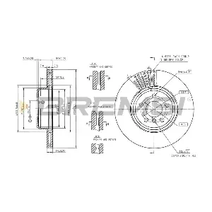 BREMSI CD9049V