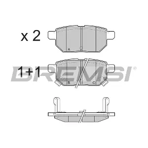 BREMSI BP3322