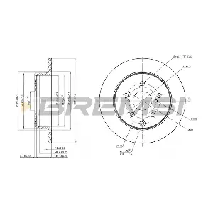 BREMSI CD7846S