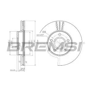 BREMSI CD7222V