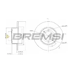 BREMSI CD6056S