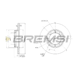 BREMSI CD6358S