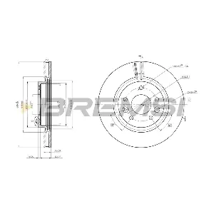 CD8466V BREMSI