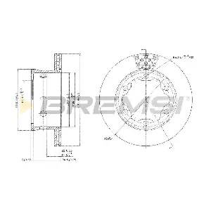 BREMSI CD5191V