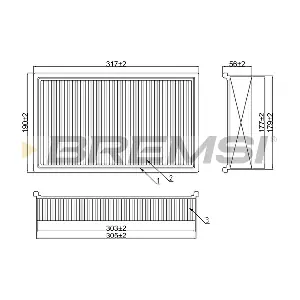 BREMSI FA2042