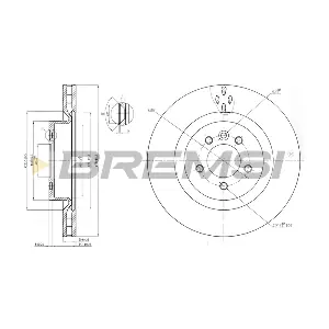 BREMSI CD7434V