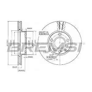 BREMSI CD6846V