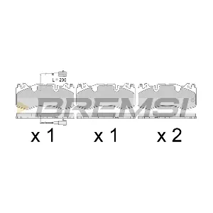 BP3800CE BREMSI