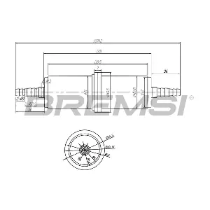 BREMSI FE0036