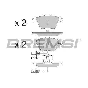 BREMSI BP3081