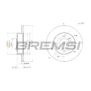BREMSI CD6998S