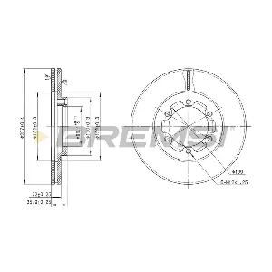 BREMSI CD6385V