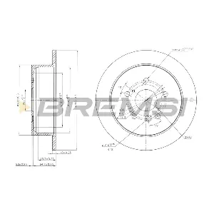 BREMSI CD7545S