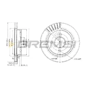 BREMSI CD6479V