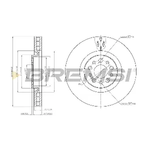 BREMSI CD7180V