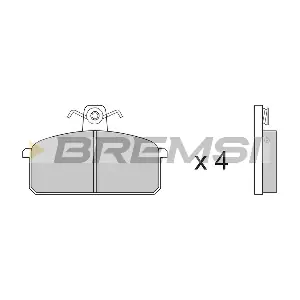 BREMSI BP2151