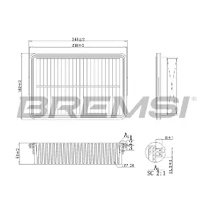 BREMSI FA1092