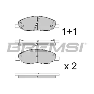 BREMSI BP3335