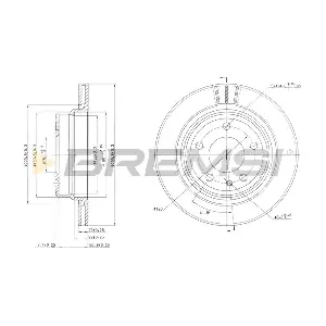 BREMSI CD6520V