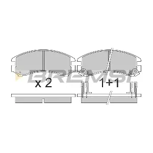 BREMSI BP2332