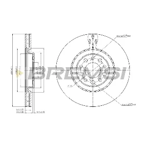 BREMSI CD7453V