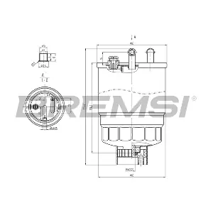 BREMSI FE0818