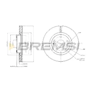 BREMSI CD7401V