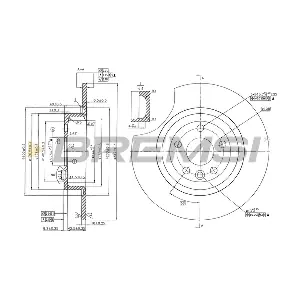BREMSI CD8771V
