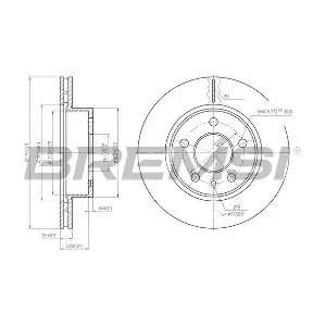 BREMSI CD6860V
