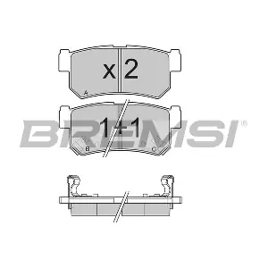 BREMSI BP3203