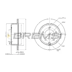 BREMSI CD7762S