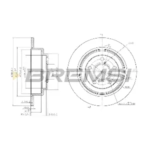 BREMSI CD6678S