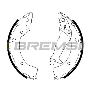 BREMSI GF0744