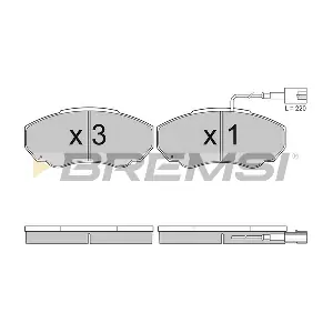 BREMSI BP2997TR