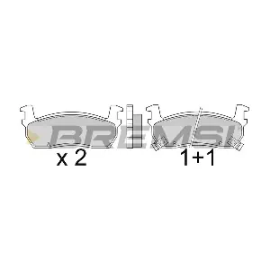 BREMSI BP2348