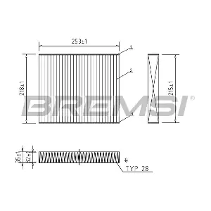 BREMSI FC2542C