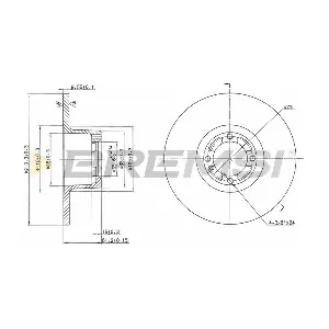 BREMSI CD6286S