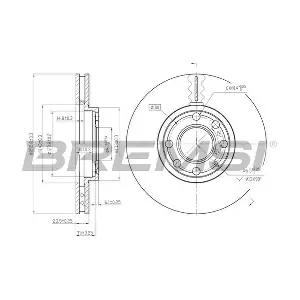 BREMSI CD7041V