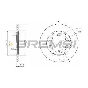 BREMSI CD8485S