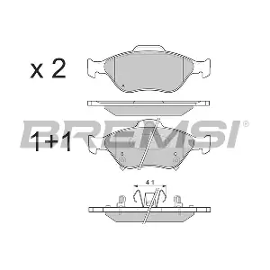 BREMSI BP3255