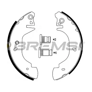 BREMSI GF0232
