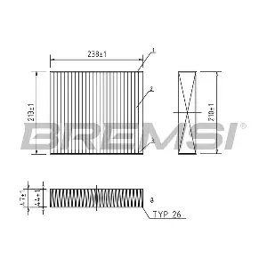 BREMSI FC0401C