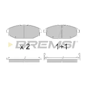 BREMSI BP2871