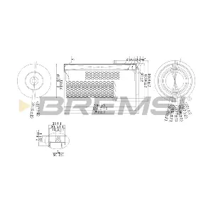 BREMSI FA1669